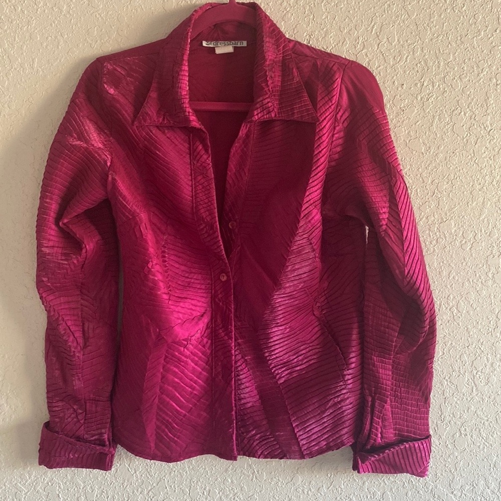 Dress Barn Blouse - Cherry